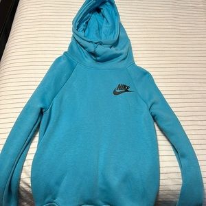 Light blue women's Nike hoodie